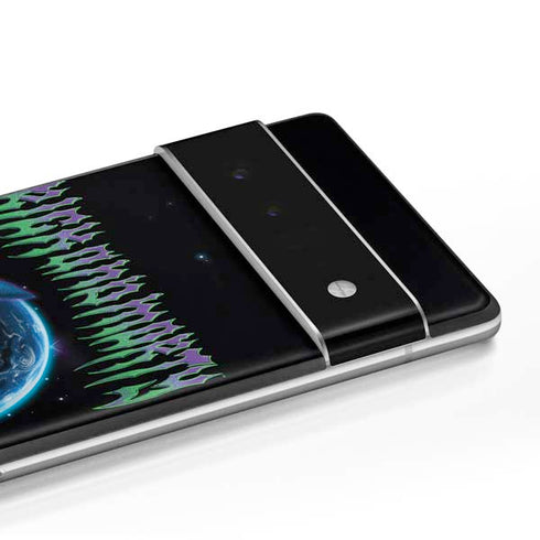 Adult Swim Rick and Morty Neon Skulls Google Pixel 6 Skin